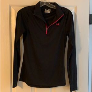Black and Hot pink UA Pullover